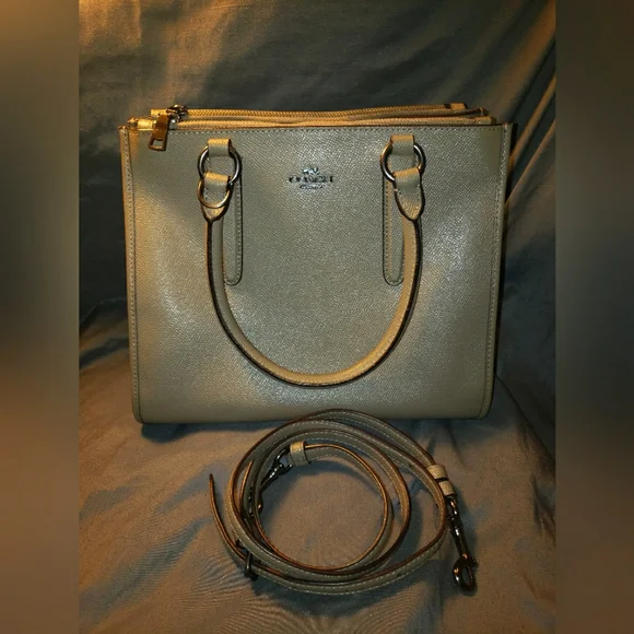 Coach crosby carryall in crossgrain leather shop